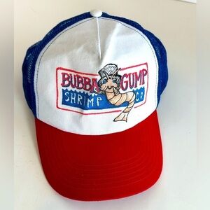 Stranger Things Bubba Gump Shrimp Co. Red, White & Blue Trucker Hat -One Size